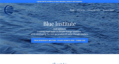 Desktop Screenshot of blueinstitute.org